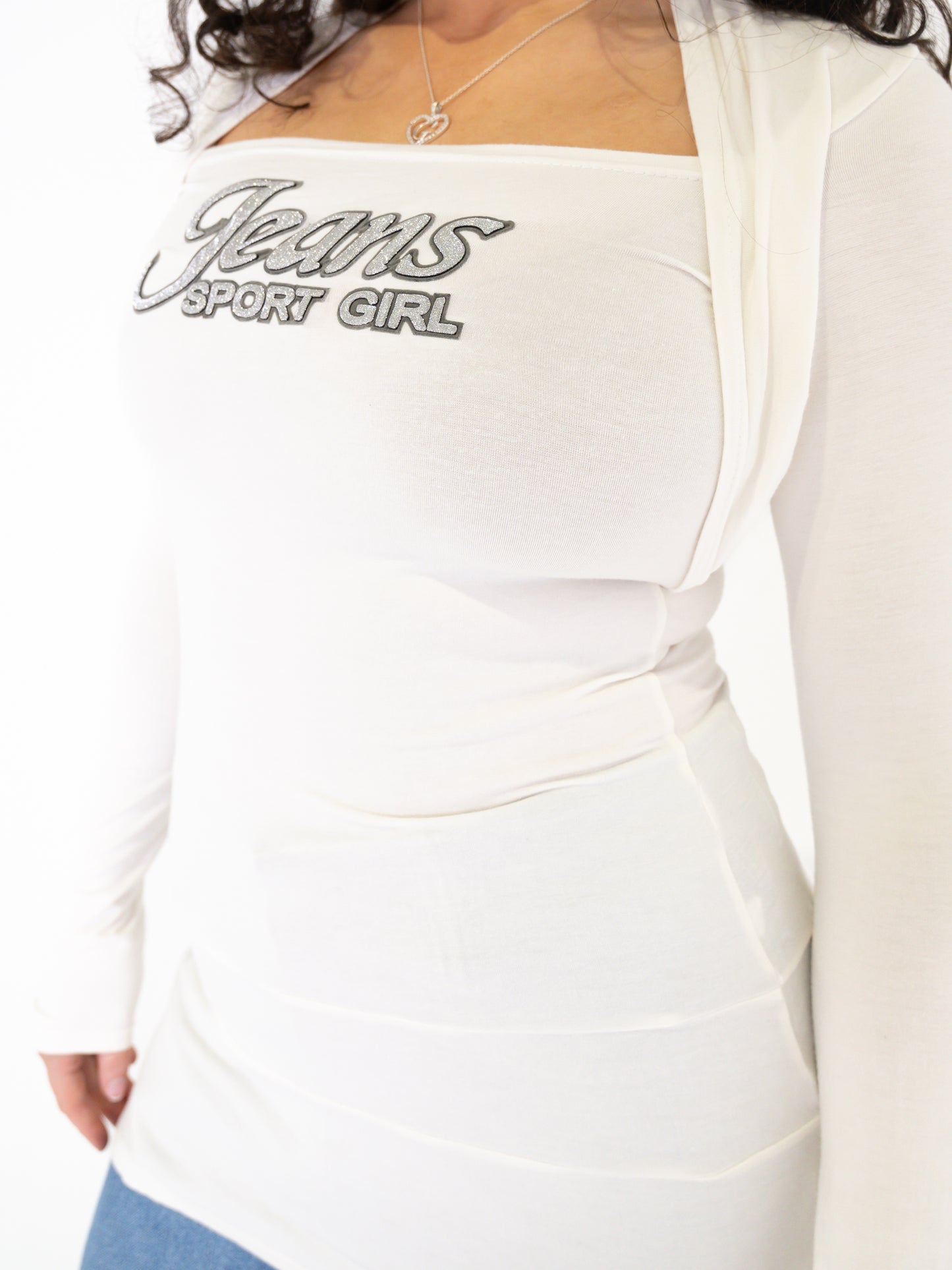 Vintage 00's Sporty Girl Long Sleeve Top - M