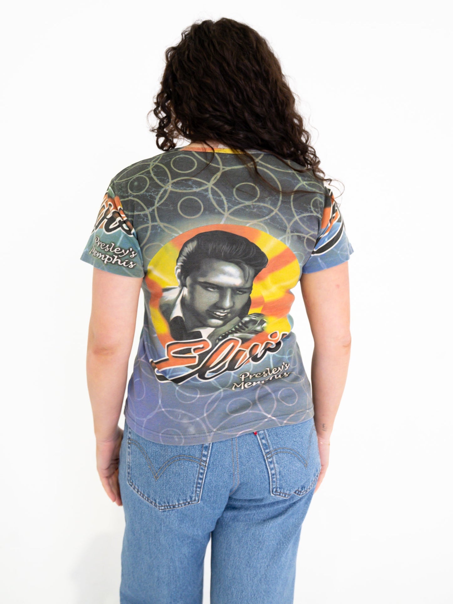 Vintage 00's Elvis Top - L - Playground Vintage