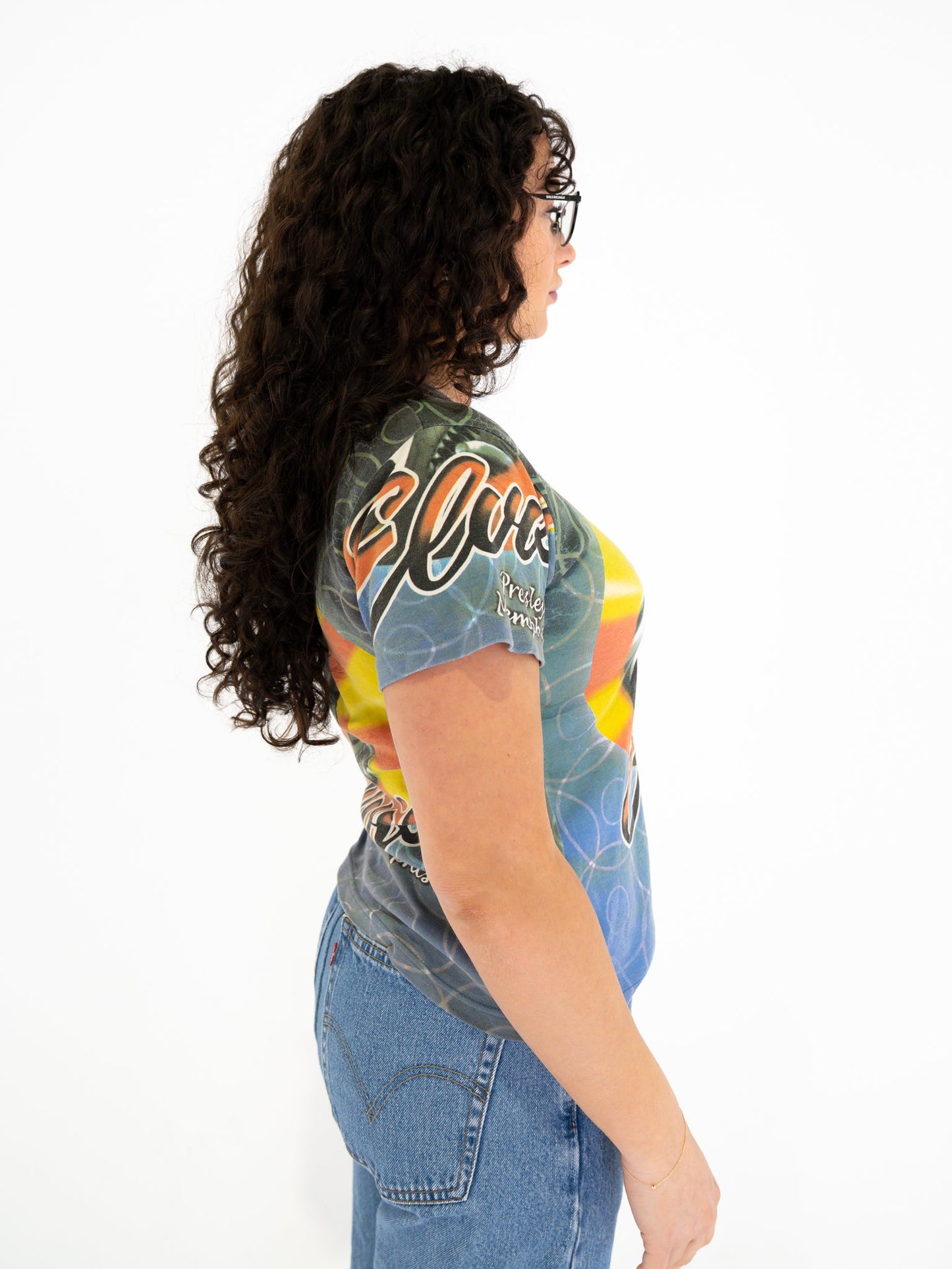 Vintage 00's Elvis Top - L - Playground Vintage