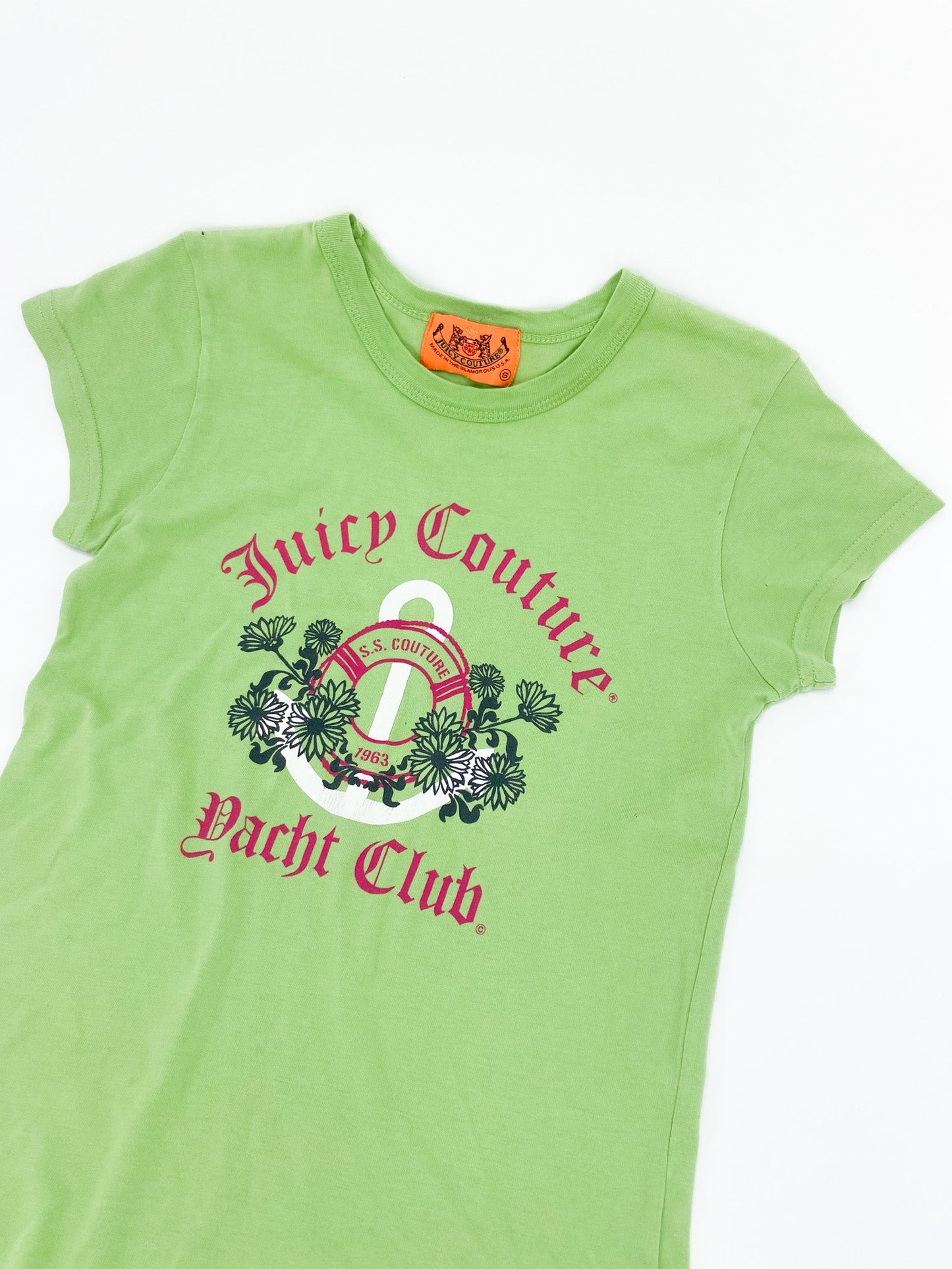 Vintage 00's Green Juicy Couture Top - M - Playground Vintage