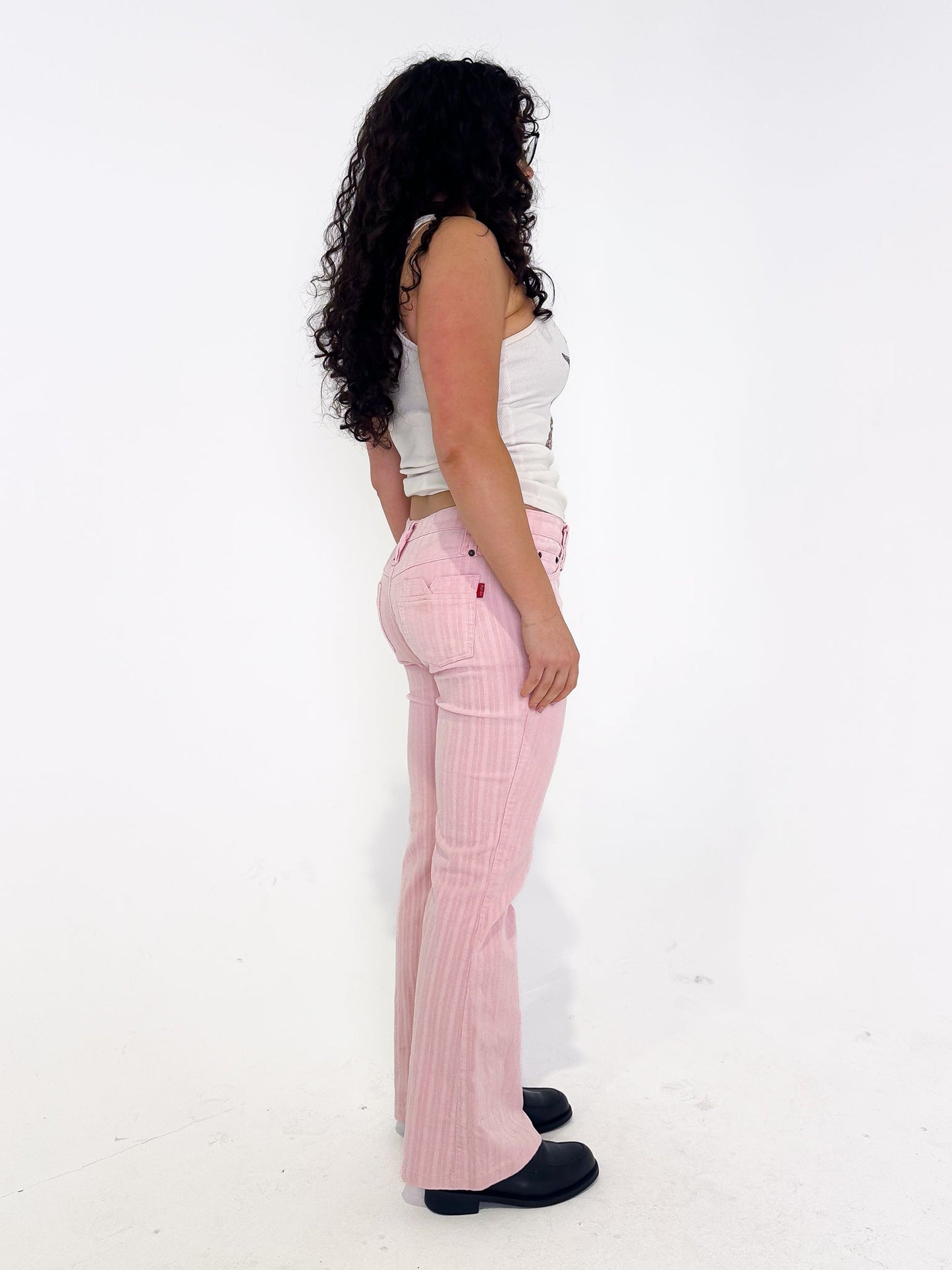 Vintage 00's Pink Corduroy Jeans - M - Playground Vintage