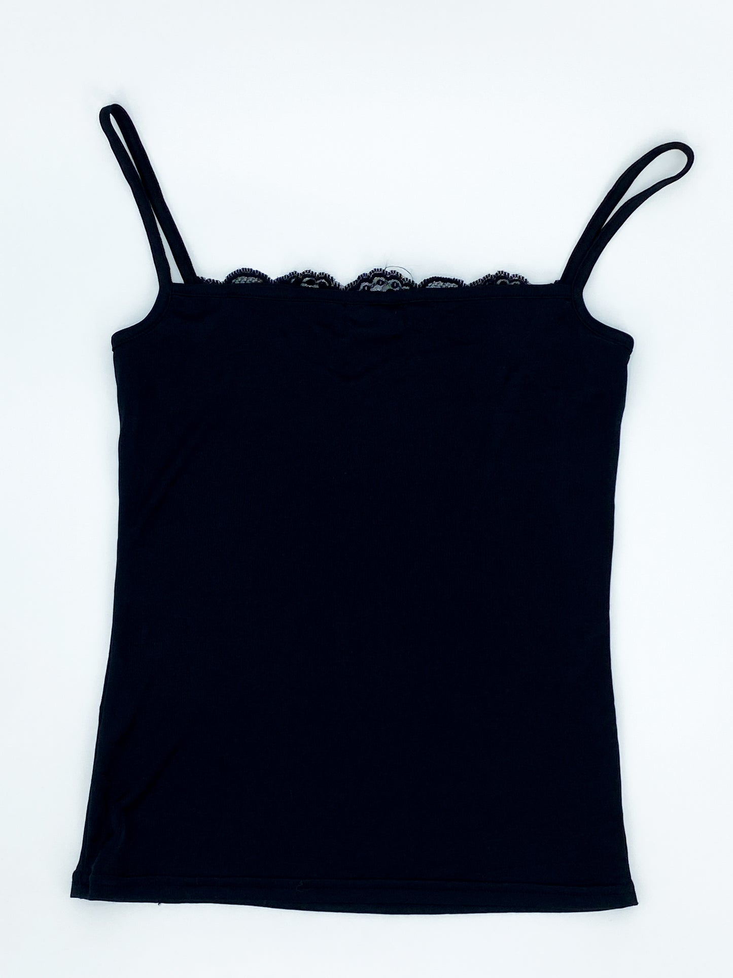 Vintage 2000's Black Sequin Michael Klein Paris Singlet Top - 8