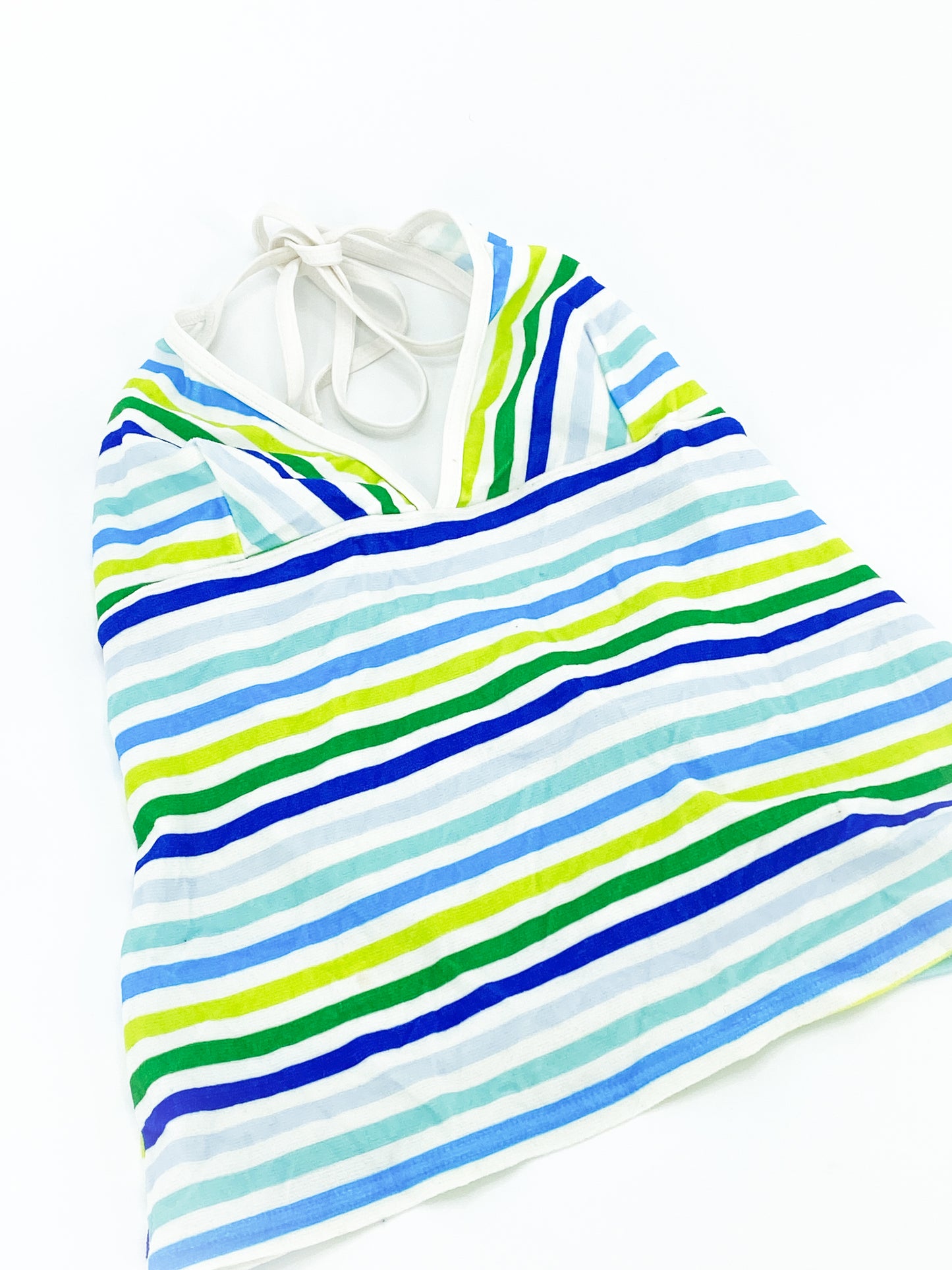Vintage 2000's Blue & Green Halter Neck Top - 8