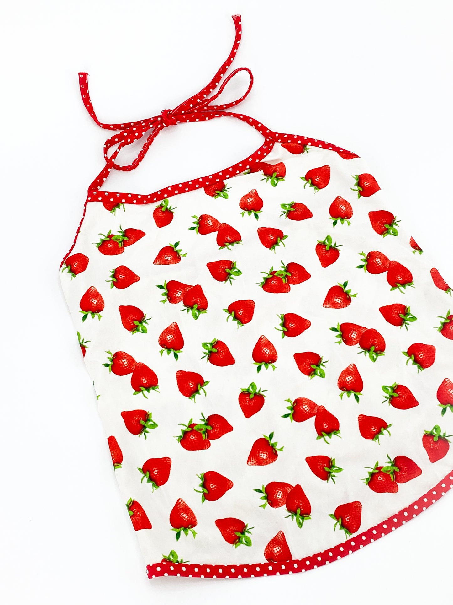 Vintage 2000's Strawberry Halter Top - 8