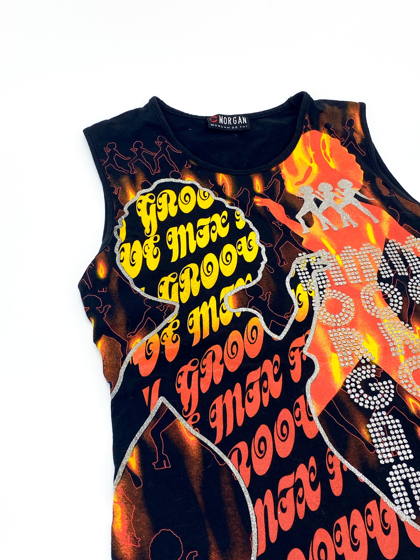 Vintage 2000's Morgan De Toi Disco Top - 12