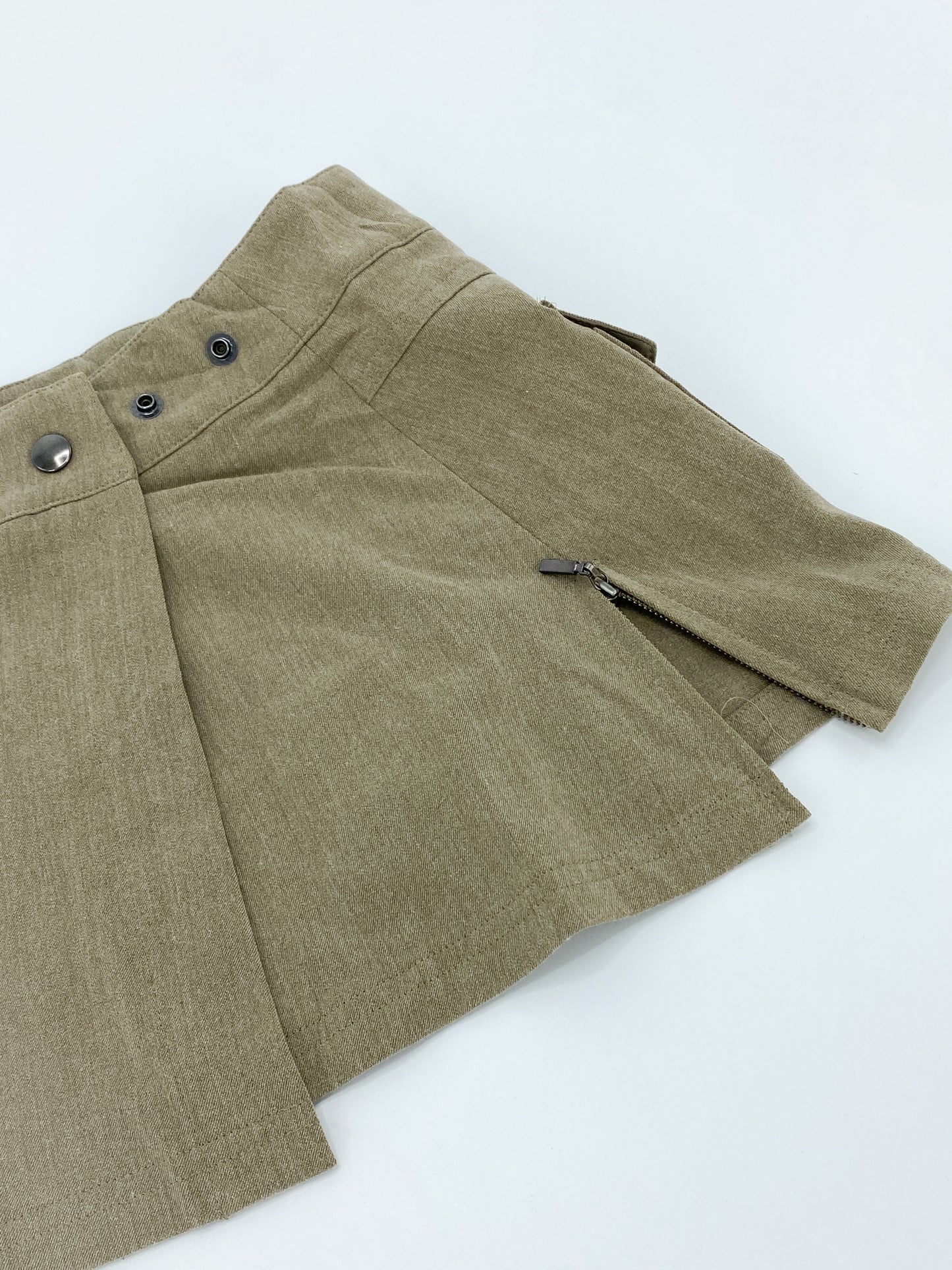 Vintage 2000's Deadstock Japanese Low Waisted Wrap Mini Skirt - 8-10