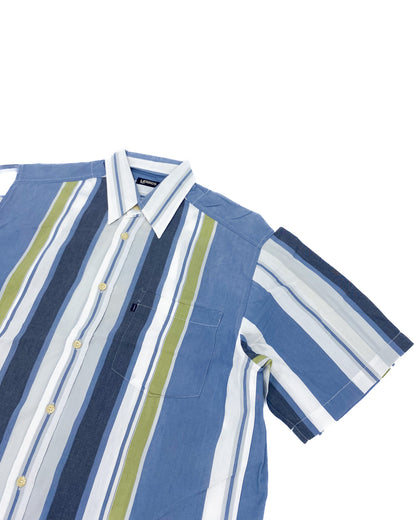 Vintage Multicoloured Striped Shirt - L