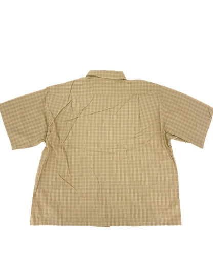 Vintage Brown/Orange Checkered Shirt - L