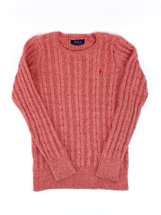Vintage 90's Ralph Lauren Knit Jumper Pink - S