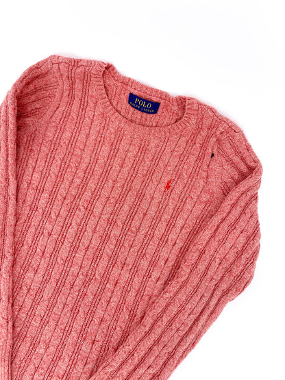 Vintage 90's Ralph Lauren Knit Jumper Pink - S