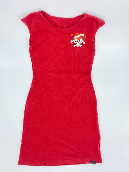 Vintage 00's Ed Hardy Red Tank Mini Dress - M