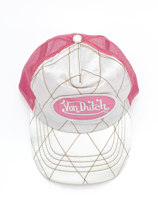 Vintage Pink Von Dutch Trucker Hat