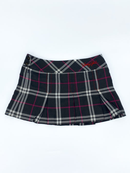 Vintage 00's Tommy Girl Tartan Mini Skirt - S