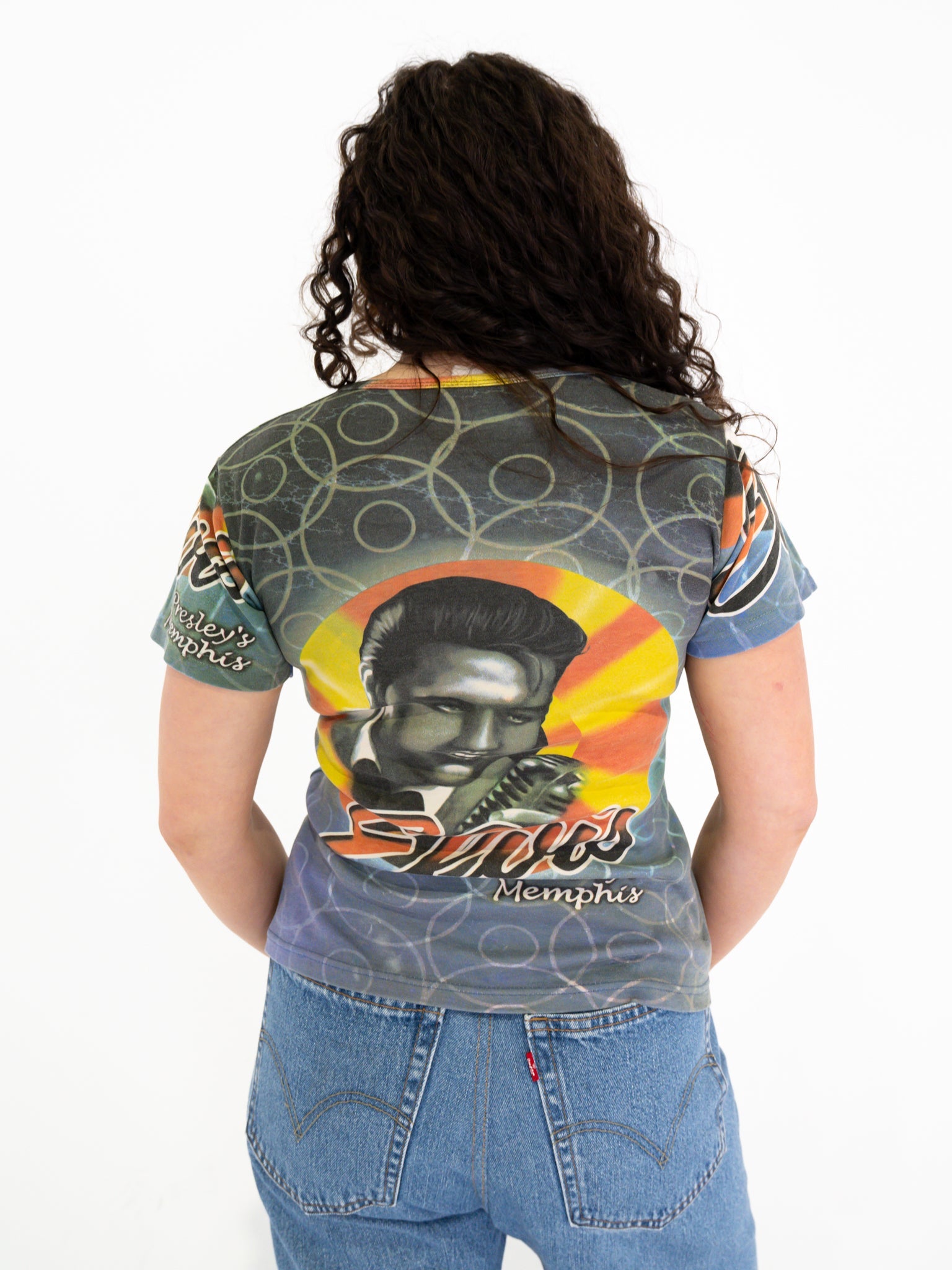 Vintage 00's Elvis Top - L - Playground Vintage