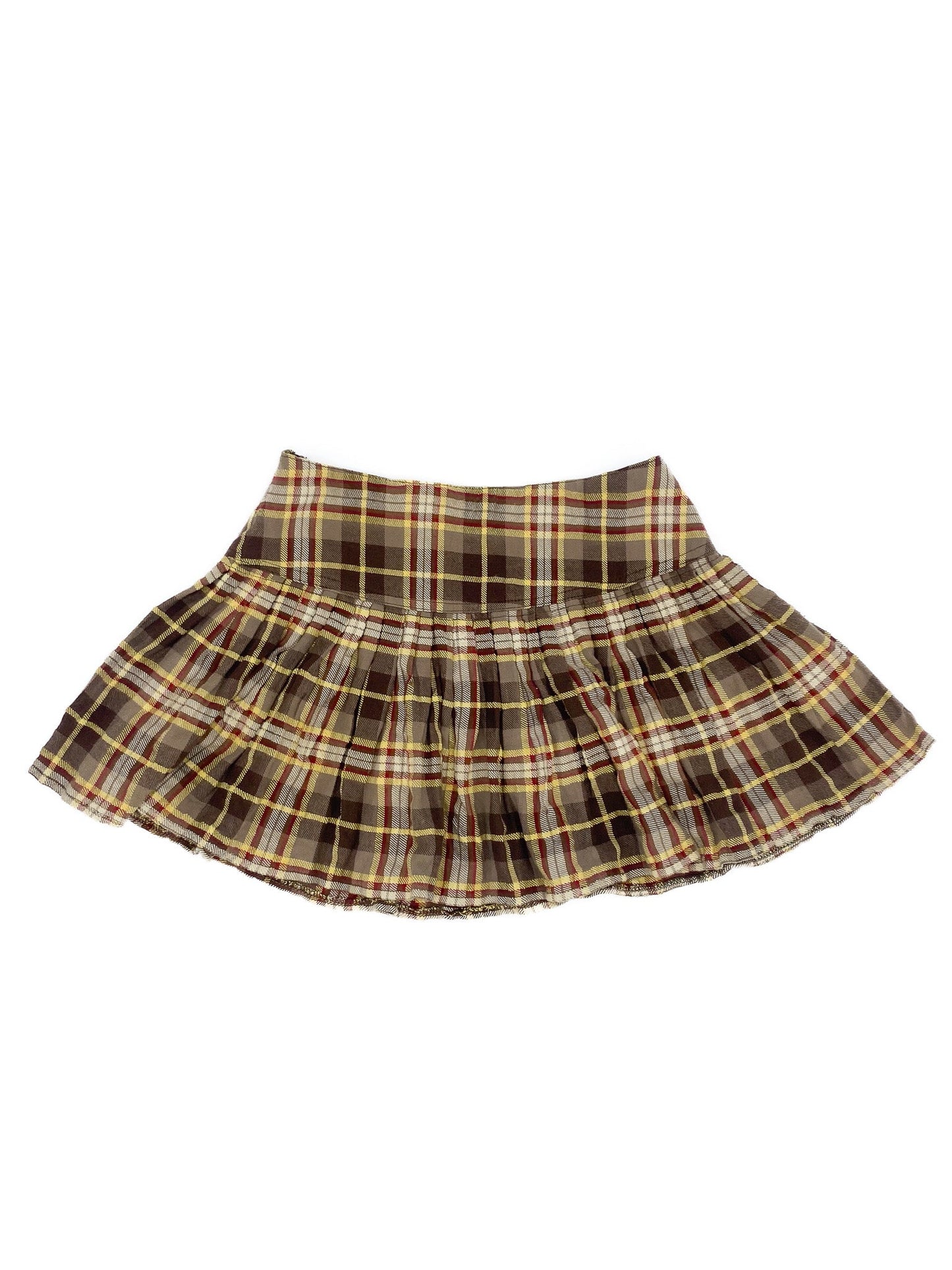 Vintage 00's Tartan Mini Skirt - M - Playground Vintage