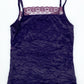 Vintage 2000's Velvet Lace Cami - 10