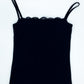 Vintage 2000's Black Sequin Michael Klein Paris Singlet Top - 8