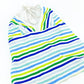 Vintage 2000's Blue & Green Halter Neck Top - 8