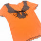 Vintage 2000's Orange Lace Top - 8/10