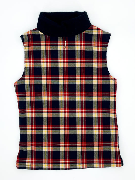 Vintage 00's Tartan Print Top 8