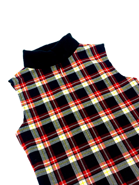 Vintage 00's Tartan Print Top 8